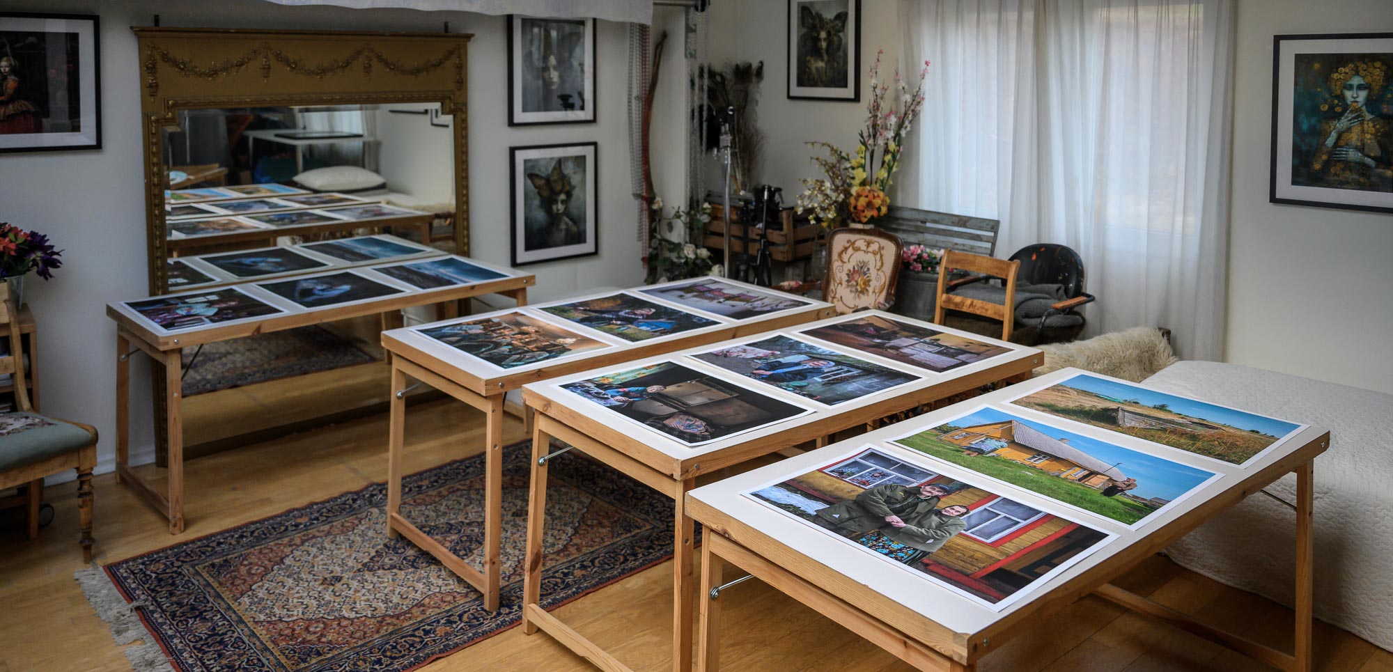 Printing av utstilling; Big Heart Strong Hands; Nordic Light Festival